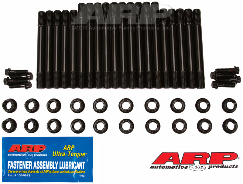 ARP Ford 6.0L main stud and bolt kit with high-strength steel studs and hardware for engine assembly.