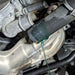 DEI Radiator Relief Flush coolant bottle, 16oz, for vehicle radiator cleaning and maintenance.