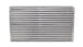 Vibrant intercooler core measuring 20x11x3.5 inches with vibrant metal fins and end tanks, designed for high-performance engine cooling.