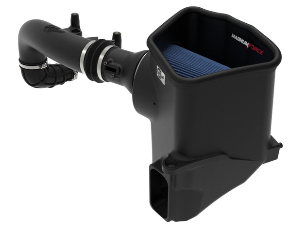 aFe Magnum FORCE Stage-2 Cold Air Intake System with Pro 5R filter installed in a 2019-2026 GM Silverado 1500 truck engine bay