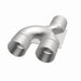 MagnaFlow Smooth Trans Y pipe, 2.50-inch stainless steel, 90-degree angle for automotive exhaust systems.