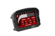AEM CD-5LG Carbon Logging Digital Dash Display with internal 10Hz GPS and antenna, showing gauges and digital readouts.