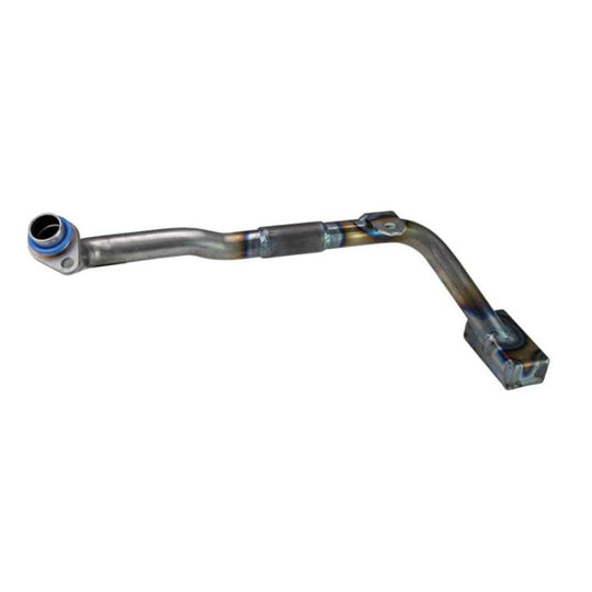Moroso LS Swap Pan Oil Pump Pick-Up for LS engines, shown in black with detailed mounting features.