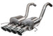 CORSA Performance axle-back exhaust for Chevrolet Corvette C7 Z06 2015-2019, with dual NPP and 2.75-inch diameter.