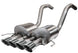 CORSA Performance axle-back exhaust for Chevrolet Corvette C7 Z06 2015-2019, with dual NPP and 2.75-inch diameter.