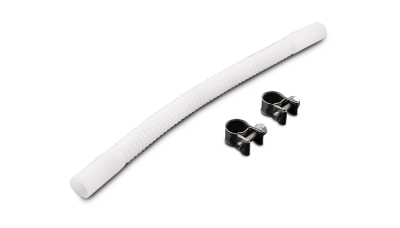 Vibrant submersible PTFE fuel tank tubing kit with 5/16 inch inner diameter and 8-inch length, flexible fuel hose for automotive use.