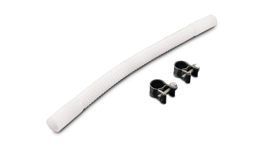 Vibrant submersible PTFE fuel tank tubing kit with 5/16 inch inner diameter and 8-inch length, flexible fuel hose for automotive use.