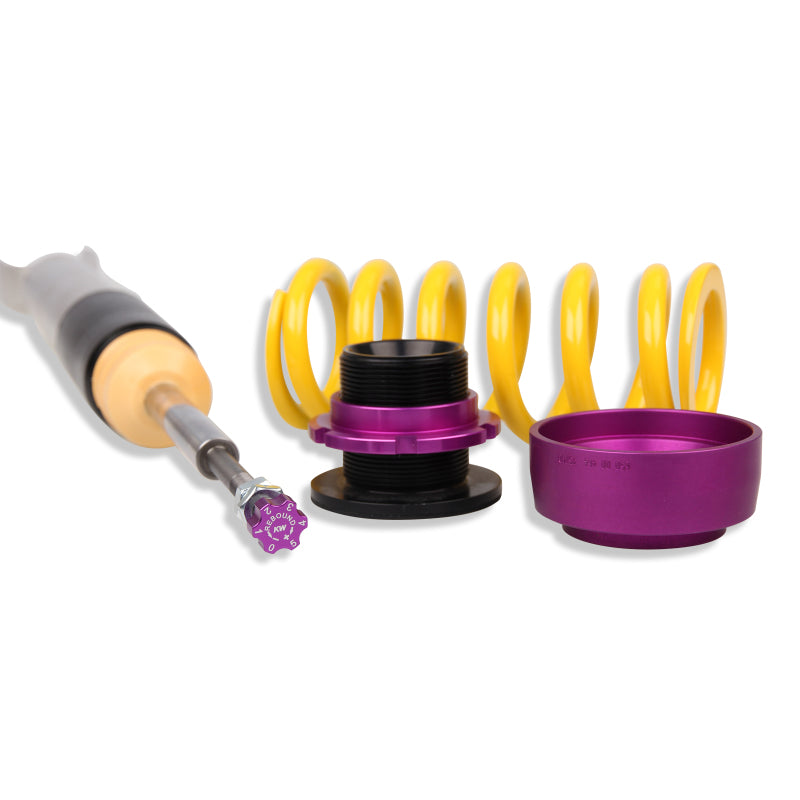 KW Coilover Kit V3 for Cadillac CTS and CTS-V with magnetic ride, featuring adjustable coilovers and high-performance suspension components.