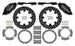 Wilwood 17-21 Can-Am X3RS black 6-piston rear brake kit with drilled rotors, 11.25-inch performance brake system.