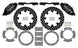 Wilwood 17-21 Can-Am X3RS black 6-piston rear brake kit with drilled rotors, 11.25-inch performance brake system.