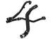 aFe BladeRunner aluminum hot and cold charge pipe kit in black for Ford F-150 V6 2.7L intercooler upgrade, heat-resistant engine components