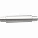 MagnaFlow Mag SS muffler with 3-inch inlet and 14x4x4-inch dimensions, showcasing the stainless steel construction and brand logo.