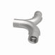 MagnaFlow 2.50-inch stainless steel smooth transition connecting pipe with 90/90 degree bends for exhaust systems.