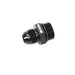 Black Snow Performance Snow -10 ORB to -8AN straight fitting for fuel or oil lines, durable metal construction, detailed threading visible.