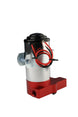 Aeromotive SS Series Billet 14 PSI carbureted fuel pump with 3/8 inch NPT ports, designed for high-performance automotive fuel systems.
