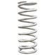 QA1 high travel coilover spring, 2-1/2 inch ID, silver powder-coated, 10-inch length, 200 lbs/in resistance, for suspension systems