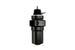Turbosmart black canister style fuel filter with regulator, -10AN fittings, designed for automotive fuel system filtration.