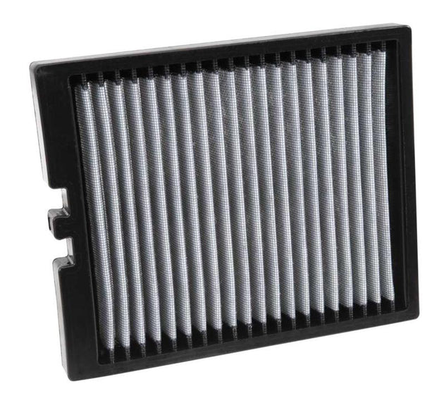K&N Engineering full-size truck cabin air filter for GM 2014-2016 models, shown in close-up view of the filter element.