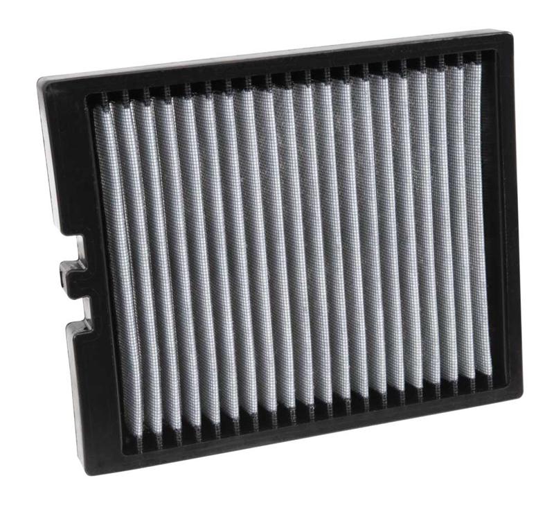 K&N Engineering cabin air filter for Chevrolet Camaro 2010-2015 V6 and SS V8 models, showing the filter element.