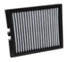 K&N Engineering cabin air filter for Chevrolet Camaro 2010-2015 V6 and SS V8 models, showing the filter element.