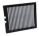 K&N Engineering cabin air filter for Chevrolet Camaro 2010-2015 V6 and SS V8 models, showing the filter element.