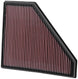 K&N Replacement Panel Air Filter for 2013-2014 Cadillac ATS, drop-in style, with black filter media and metal frame.