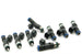 DeatschWerks LS2 / 5.7L & 6.1L HEMI 60lb fuel injector set for 8-cylinder engines, showing eight high-performance injectors.