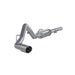 MBRP catback exhaust system for 2009 Chevrolet/GMC 1500 4.8L and 5.3L engines, single side, excluding 8-foot bed, rear view image