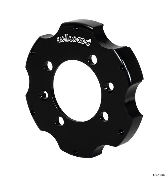 Wilwood Hat-BB front brake rotor with 0.750-inch offset, 4 x 3.93 bolt pattern, 6 on 6.25-inch bolt circle, two-piece design