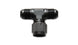 Vibrant -3AN Tee fitting with female swivel side, made of durable metal, showing the fitting's T-shaped design and swivel joint.