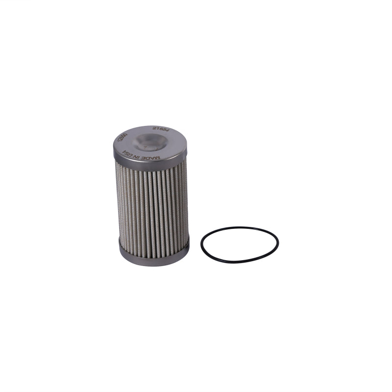 Aeromotive 10 Micron Microglass Fuel Filter Element for 12340/12350, high-performance replacement filter for clean fuel.