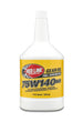Red Line 75W140NS gear oil quart bottle, high-performance gear lubricant for automotive differentials and transmissions.