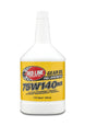 Red Line 75W140NS gear oil quart bottle, high-performance gear lubricant for automotive differentials and transmissions.
