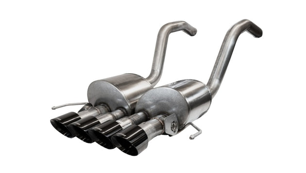 CORSA Performance Corsa 2015-2019 Chevrolet Corvette C7 Z06 6.2L axle-back exhaust with dual NPP valves and quad black tips.