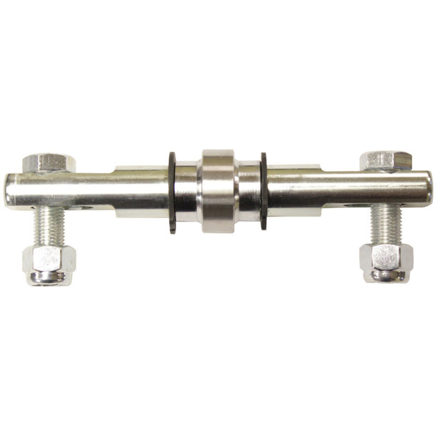 QA1 T-Bar kit for shocks and struts, features a 5-inch bar with closed slots and 5/8 OD bushings for converting to T-Bar.
