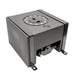 Snow Performance 2.0 gallon reservoir tank with built-in pump mount, automotive cooling or fluid storage component.