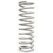 QA1 2-1/2 inch ID high travel coilover spring, 14-inch length, silver powder-coated, rated 250 lbs/in for suspension use