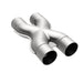 MagnaFlow Smooth Trans X 3/3 X 14 SS stainless steel X pipe for exhaust systems, shown in the image.