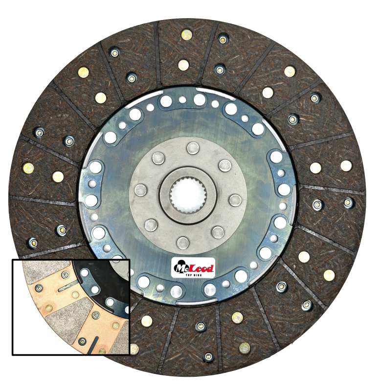 McLeod Racing RST HD Twin clutch kit with aluminum flywheel for 97-15 GM LS 6-bolt crank, 1-1/8 x 26 spline, 168T.