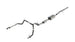 Borla cat-back exhaust system for Chevrolet Silverado 1500 ZR2 & AT4X 6.2L with 147.5-inch wheelbase, showing polished stainless steel pipe.
