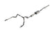 Borla cat-back exhaust system for Chevrolet Silverado 1500 ZR2 & AT4X 6.2L with 147.5-inch wheelbase, showing polished stainless steel pipe.