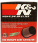 K&N Engineering drop-in air filter for 2016 Cadillac ATS-V V6-3.6L engine, shown installed in the engine bay.