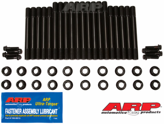 ARP Ford 6.0L main stud and bolt kit with sturdy metal studs and hardware for engine assembly and performance.