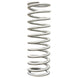 QA1 2-1/2 inch ID high travel coilover spring, 14 inches long, silver powder coated, rated 110 lbs/in for suspension use