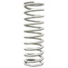 QA1 2-1/2 inch ID high travel coilover spring, 14 inches long, silver powder-coated, rated 250 lbs/in for automotive suspension