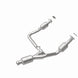MagnaFlow direct fit catalytic converter for 2014-2016 GMC Sierra 1500 V6 4.3L engine, showing the metal structure and inlet/outlet ports.