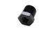 Vibrant 1/8in NPT female to 3/8in NPT male pipe reducer adapter fitting showing threaded metal connections.