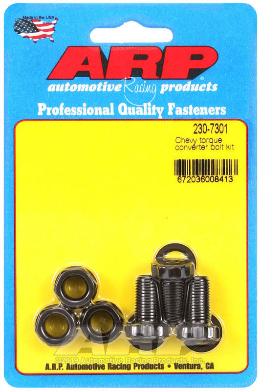 ARP GM Turbo 350/400 torque converter bolt kit with hardware components for transmission installation.
