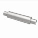 MagnaFlow MagnaFlow Mag SS muffler with 14x4x4 inch size and 2.5x2.5 inch inlet and outlet pipes, stainless steel construction.