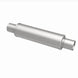 MagnaFlow MagnaFlow Mag SS muffler with 14x4x4 inch size and 2.5x2.5 inch inlet and outlet pipes, stainless steel construction.